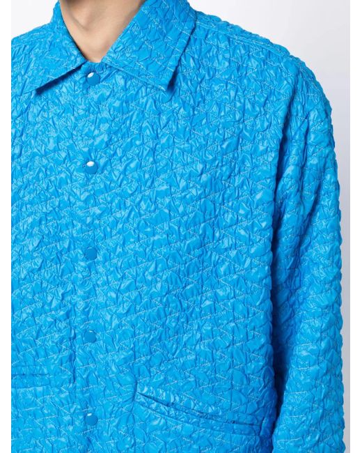 Surchemise À Fini Texturé Toga Virilis pour homme en coloris Blue