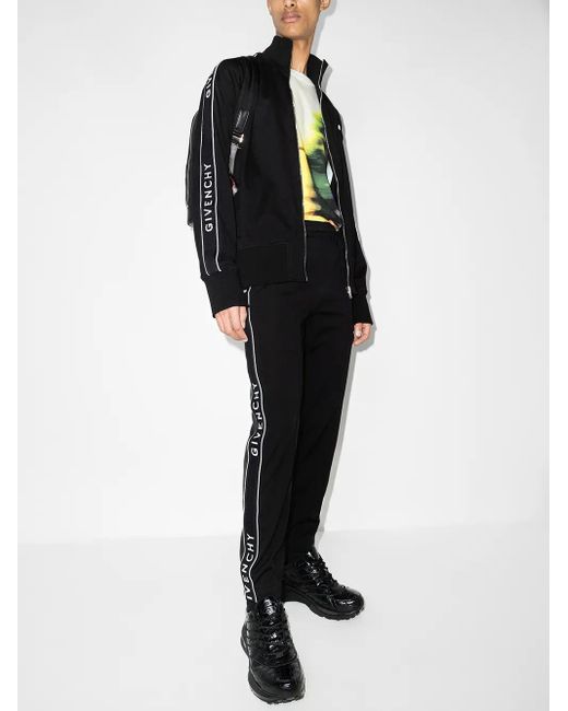 Pantalon De Jogging À Bande Logo Givenchy pour homme en coloris Black