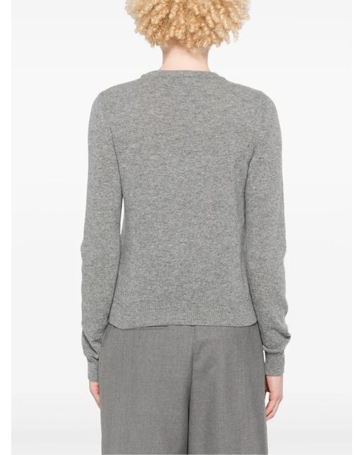 Moschino Gray Cashmere Knitwear