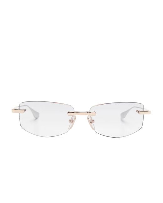Dita Eyewear White Trysim Brille