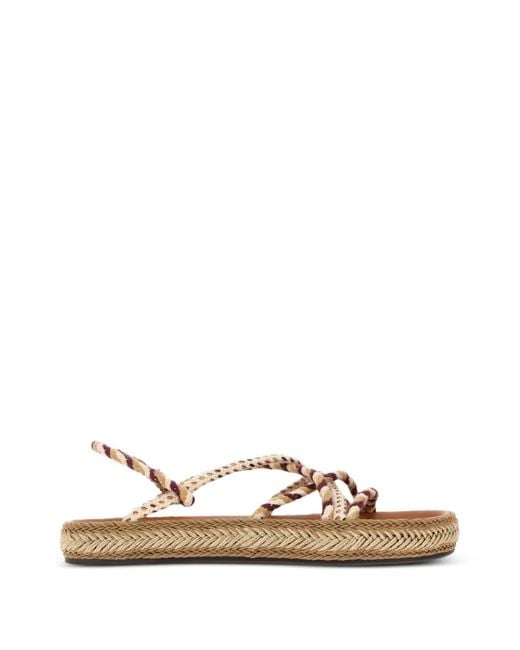 Isabel Marant Multicolor Kitza Braided Flat Sandals