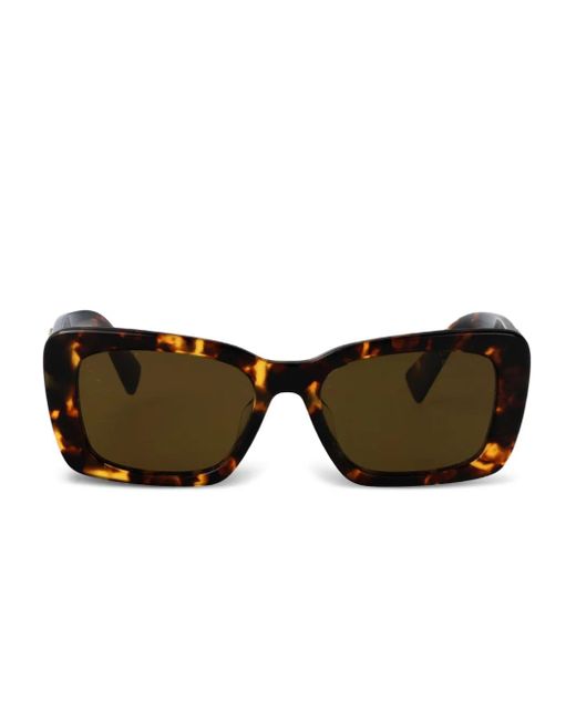 Miu Miu Brown Square-Frame Sunglasses