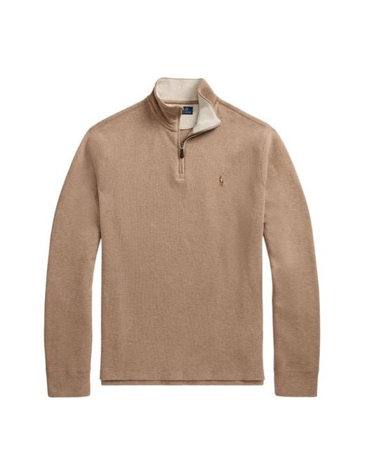 Polo Ralph Lauren Natural Zipped Sweater for men