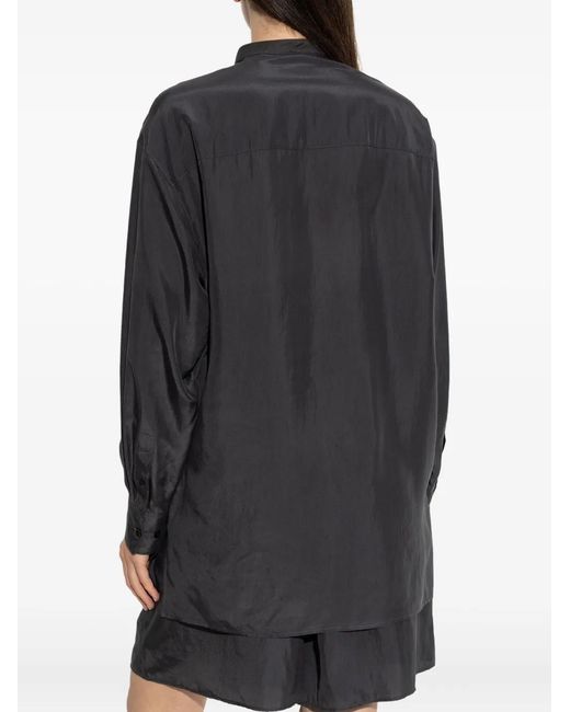 Lemaire Gray Pocket Button Shirt