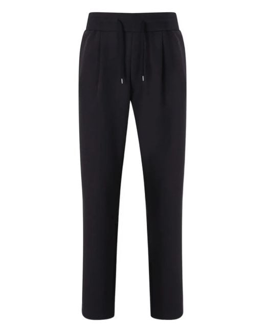 Herno Blue Pleat-Detailed Trousers for men