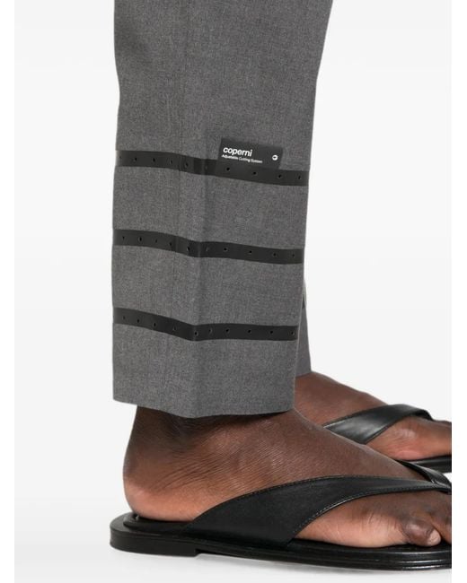 Coperni Gray Buttoned Pocket Trousers