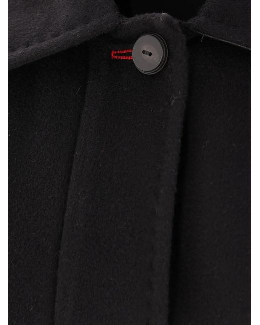 Max Mara Black Baruffa Coat