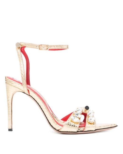 HARDOT Pink 100Mm Booty Sandals