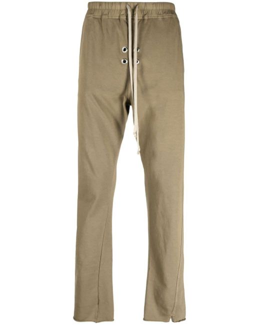 Rick Owens Natural Berlin Organic-cotton Track Pants for men