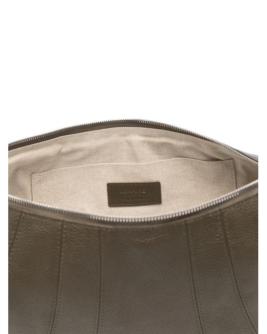 Lemaire Gray Large Croissant Zip-Top Tote Bag