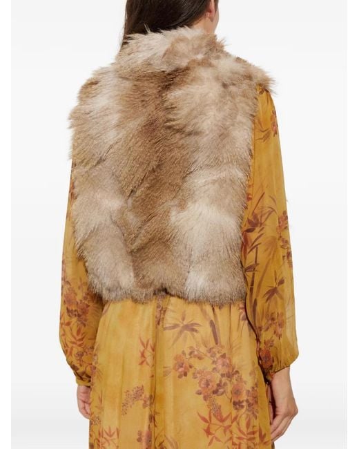 Forte_forte Natural Faux-Fur Gilet