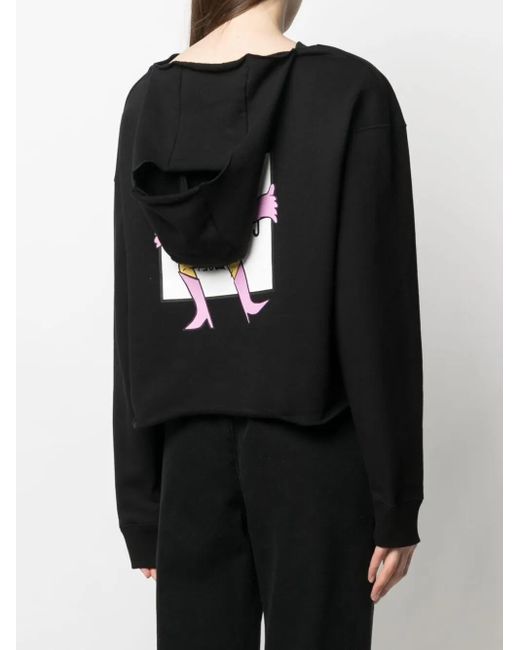 Opening Ceremony Black Light Bulb Box Logo Print Hoodie