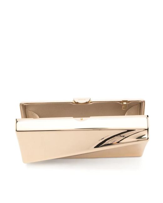 Jonathan Simkhai Natural Ripple Clutch Bag