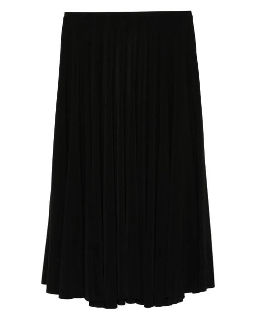 Norma Kamali プリーツ スカート Black