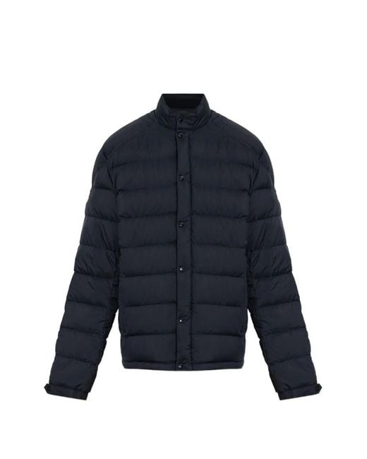 Moncler Blue Selves Quilted Down Jacket for men