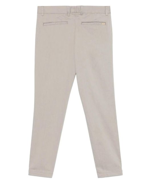 Boss Gray Tapered Trousers for men