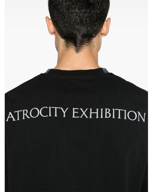 Pleasures Black X Joy Division Atrocity Cotton T-shirt for men