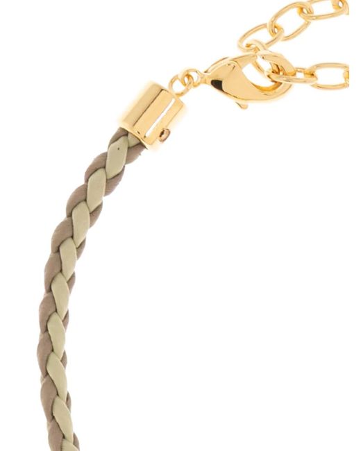 Fendi Metallic Logo Bracelet