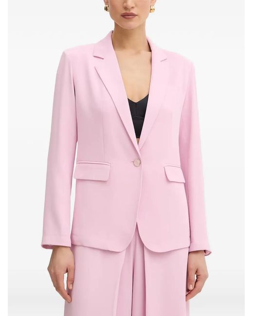 Fracomina Pink Single-Breasted Blazer