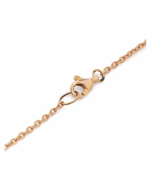 Monan White 18Kt Rose Sapphire And Diamond Necklace