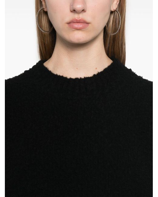 Uma Wang Black Crew Neck Sweater