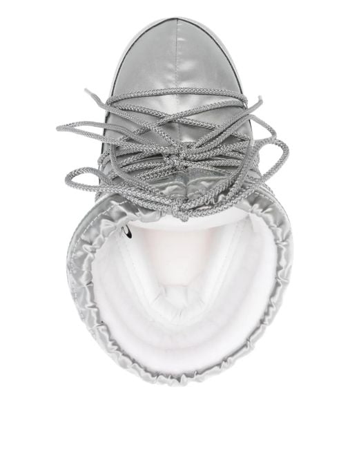 Moon Boot Gray Icon Low Glance Stiefeletten