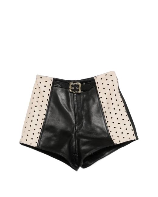 Enfants Riches Deprimes Black Tripping Light Moto Shorts