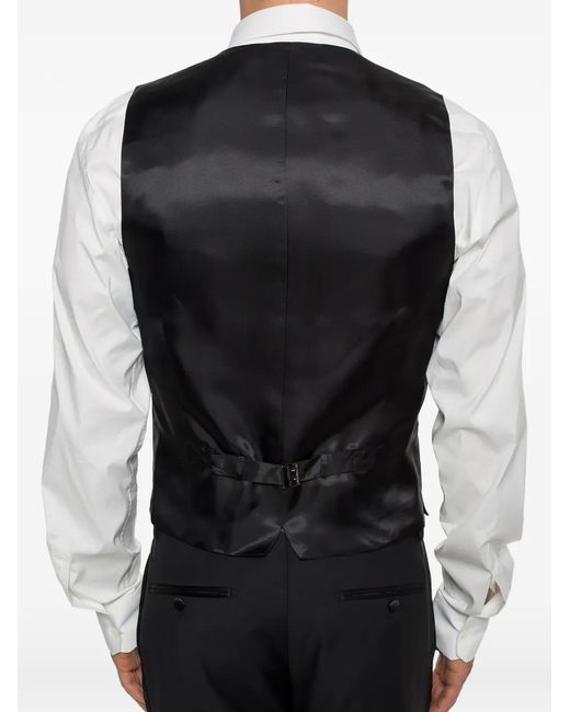 Dolce & Gabbana Black Three-piece Dinner Suit for men