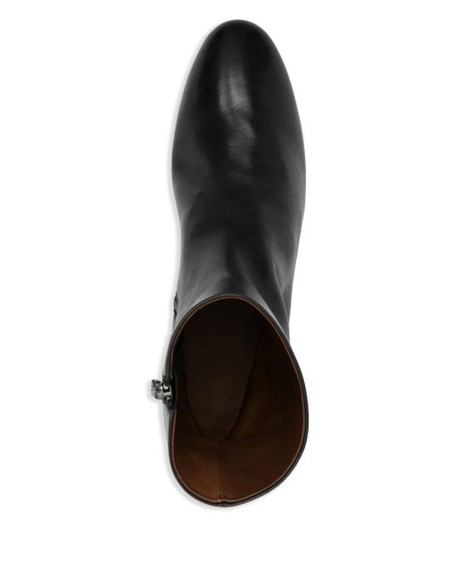 Marsèll Black Leather Ankle Boots for men