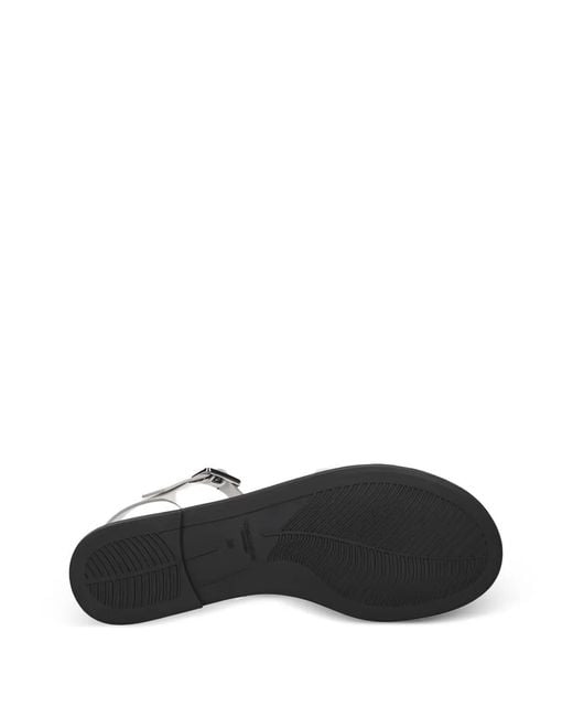 Vagabond White Tia 2.0Buckle Strap Sandals