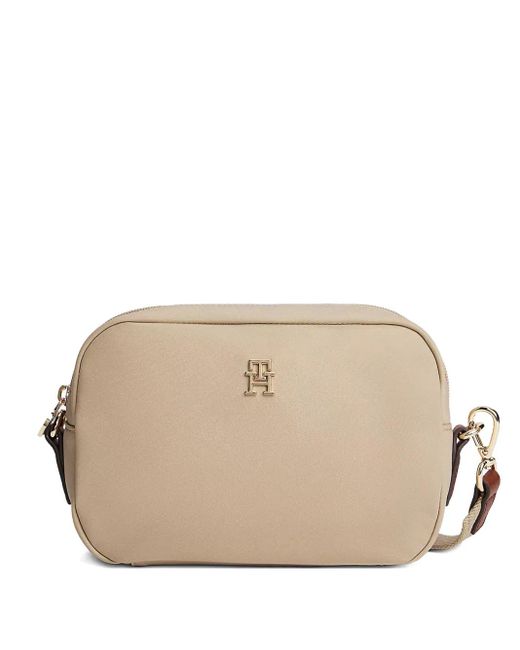 Tommy Hilfiger Natural Leather Cross Body Bag