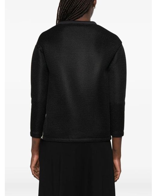 The Artistylist White Graphic-Print Textured-Finish Sweatshirt