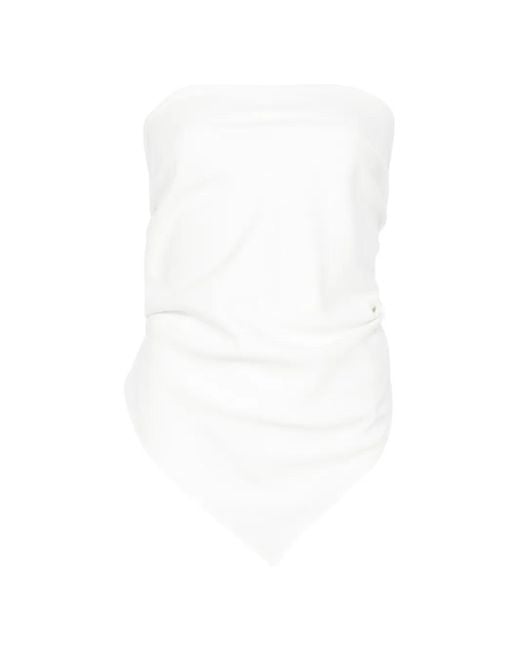 Marrakshi Life White Strapless Top