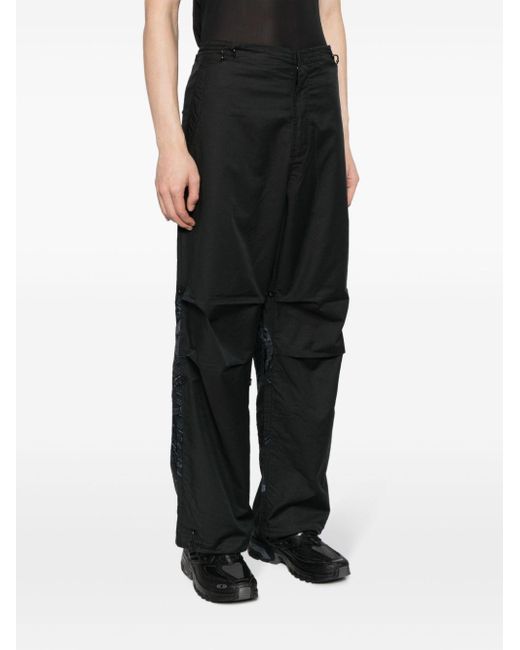 Maharishi Black Tiger Vs Samurai-embroidered Cargo Trousers for men