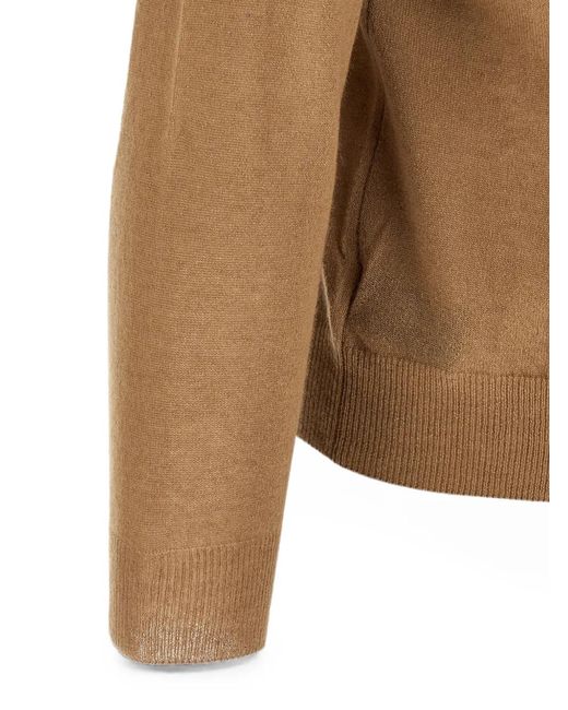 Zanone Natural Crew-Neck Long-Sleeve Sweater for men