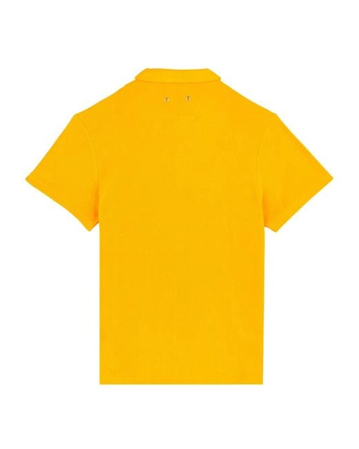 Vilebrequin Yellow Terry Bowling Shirt