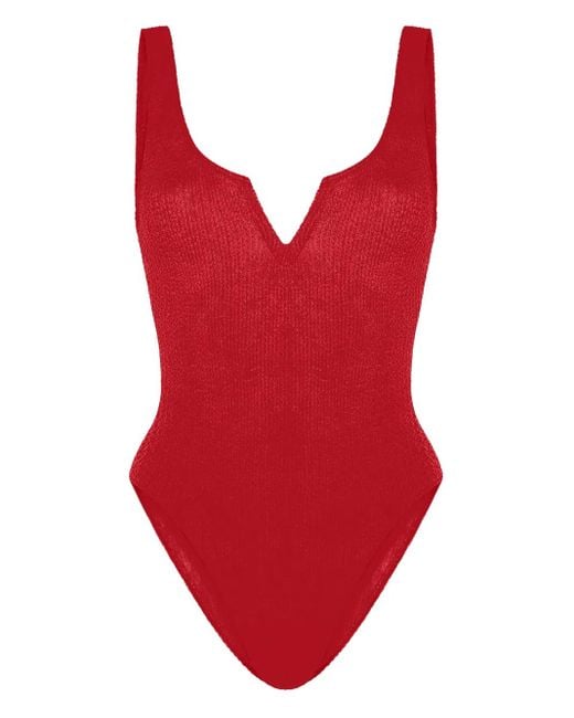 Sorbet Island Red Jersey Swimsuit
