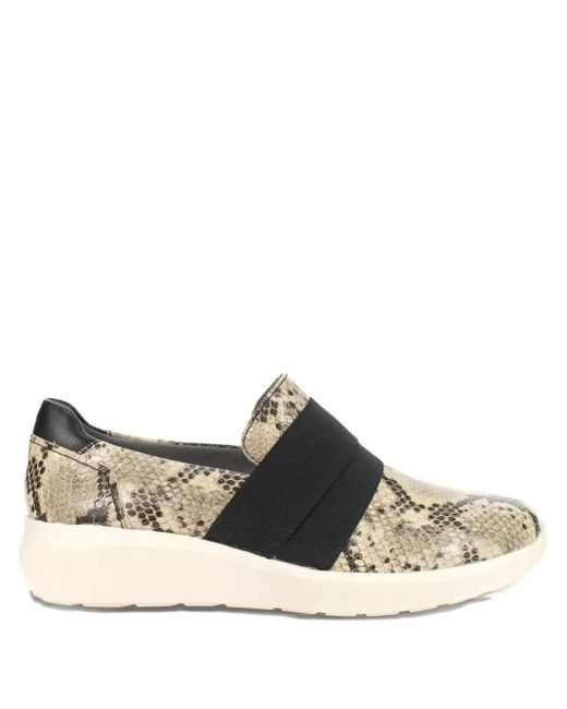 Clarks Natural Snake Strap Kayleigh Slip-On