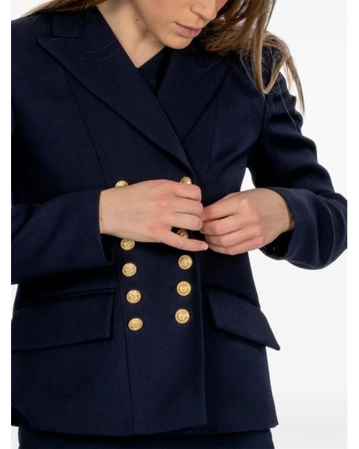 Seafarer Blue Wool Blazer