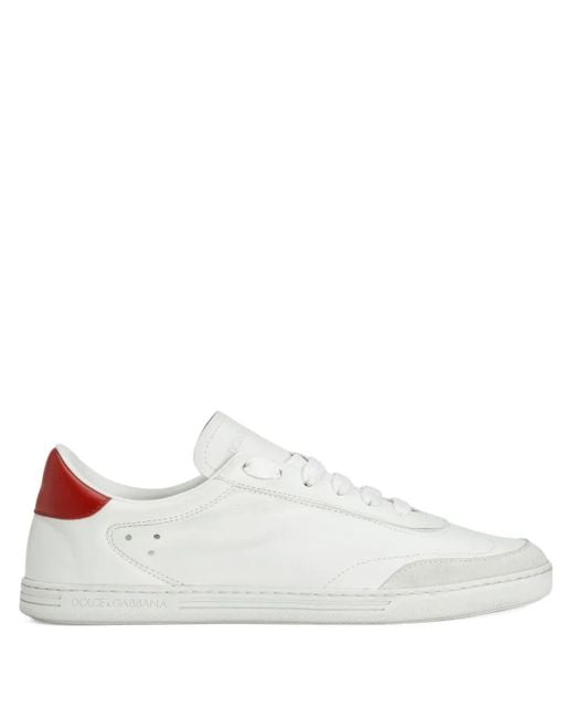Sneakers Saint Tropez Con Inserti di Dolce & Gabbana in White