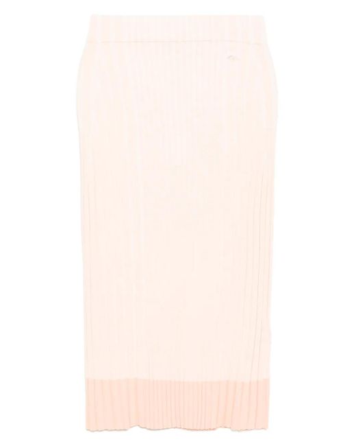 Gonna Con Applicazione Volpe di Maison Kitsuné in Pink