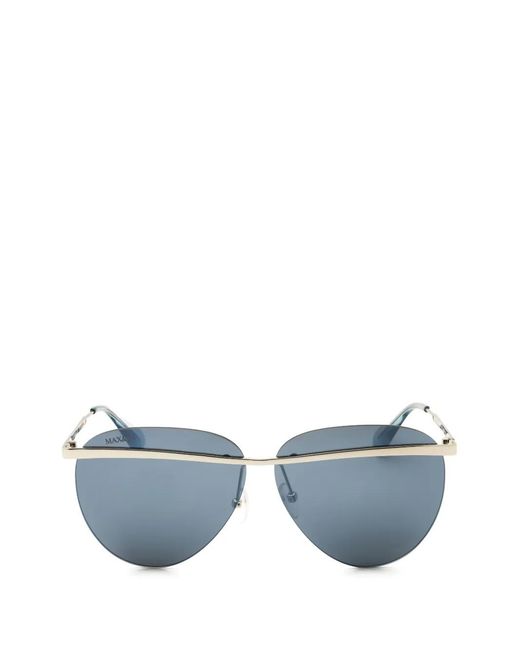 MAX&Co. Blue Mo0017 Pilot-Frame Sunglasses