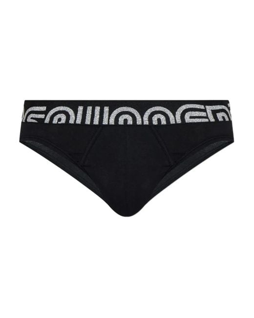 DSquared² Black Elastic-Waistband Briefs for men