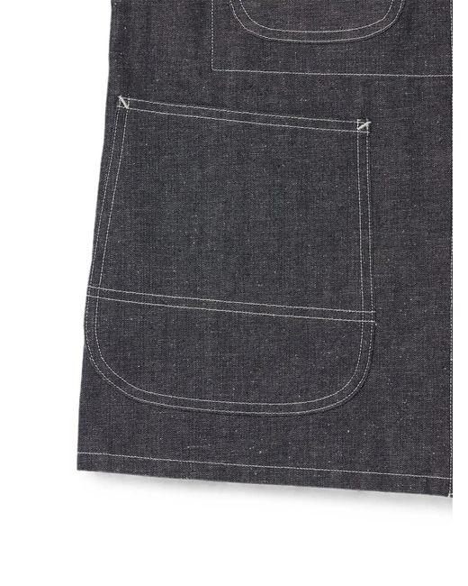 TAIGA TAKAHASHI Gray Lot.716 Damaged Denim Jacket