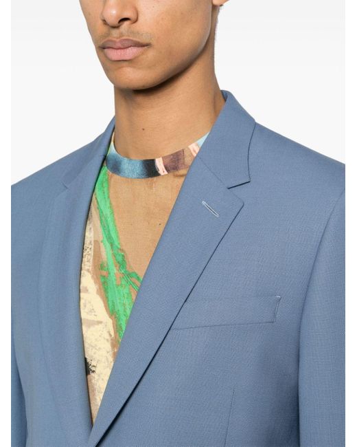 Paul Smith Blue Single-Breasted Suit for men