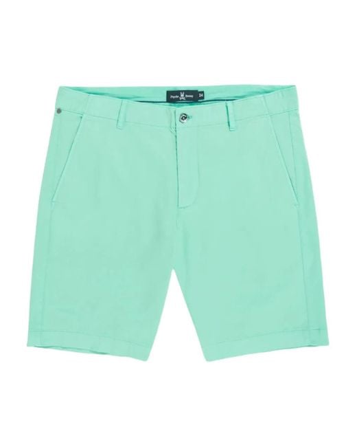 Pantalones cortos Diego Psycho Bunny de hombre de color Green