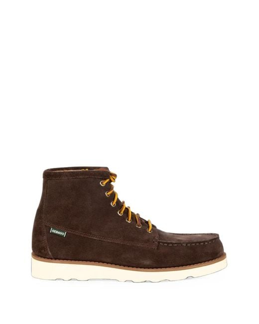 Sebago Brown Tala Suede Boots for men