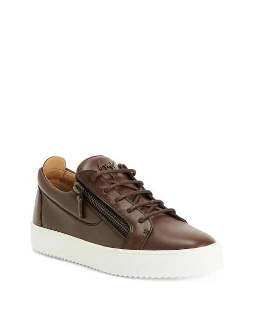 Giuseppe Zanotti Brown Frankie Trainers for men