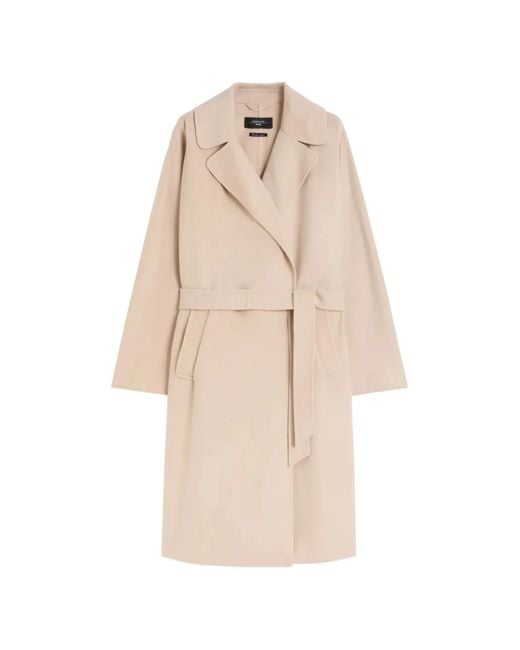 Weekend by Maxmara Natural Belted Coat