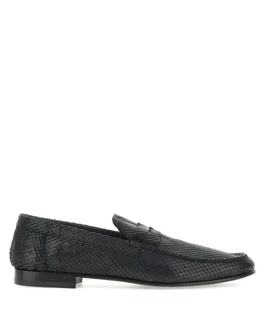 メンズ Paul Smith レザーローファー Black